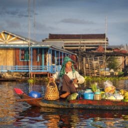 Floating villages, Tonle Sap, Cambodia